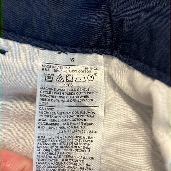 Old Navy size 16 womens everyday short linen blend mid rise side pockets summer - Picture 7 of 10